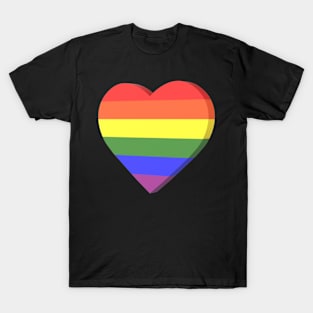 LGBT, LGBT Heart, LGBT Shirt, LGBT Love, LGBT Gift, Heart LGBT T-Shirt